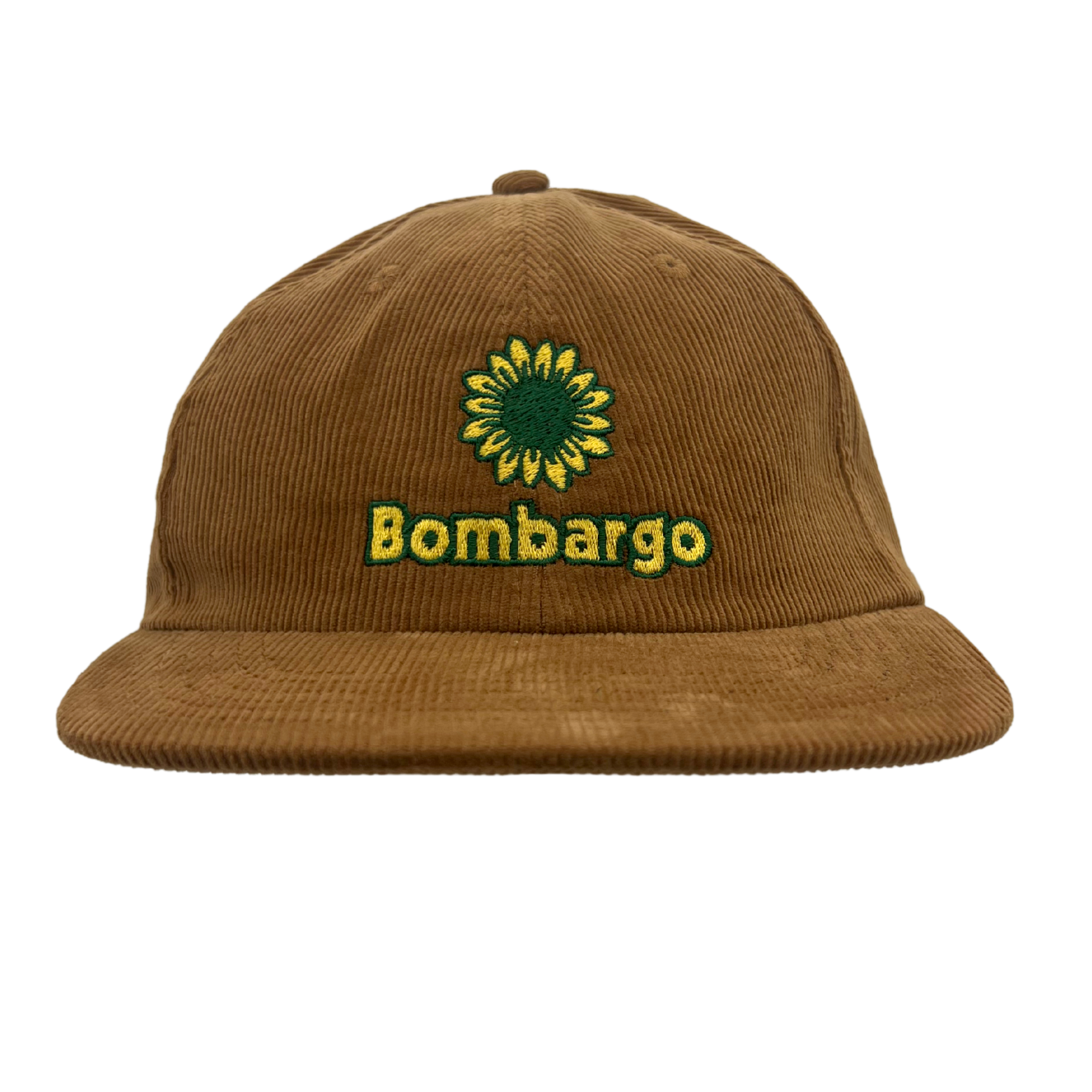 Brown Corduroy Sunflower Hat