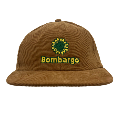 Brown Corduroy Sunflower Hat