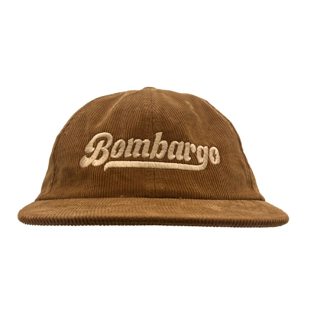Brown Corduroy Logo Hat