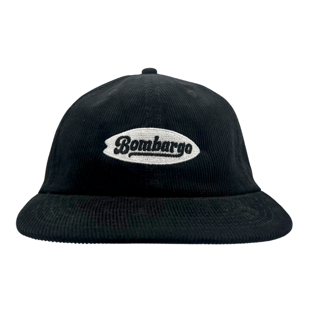 Black Surfboard Logo Hat
