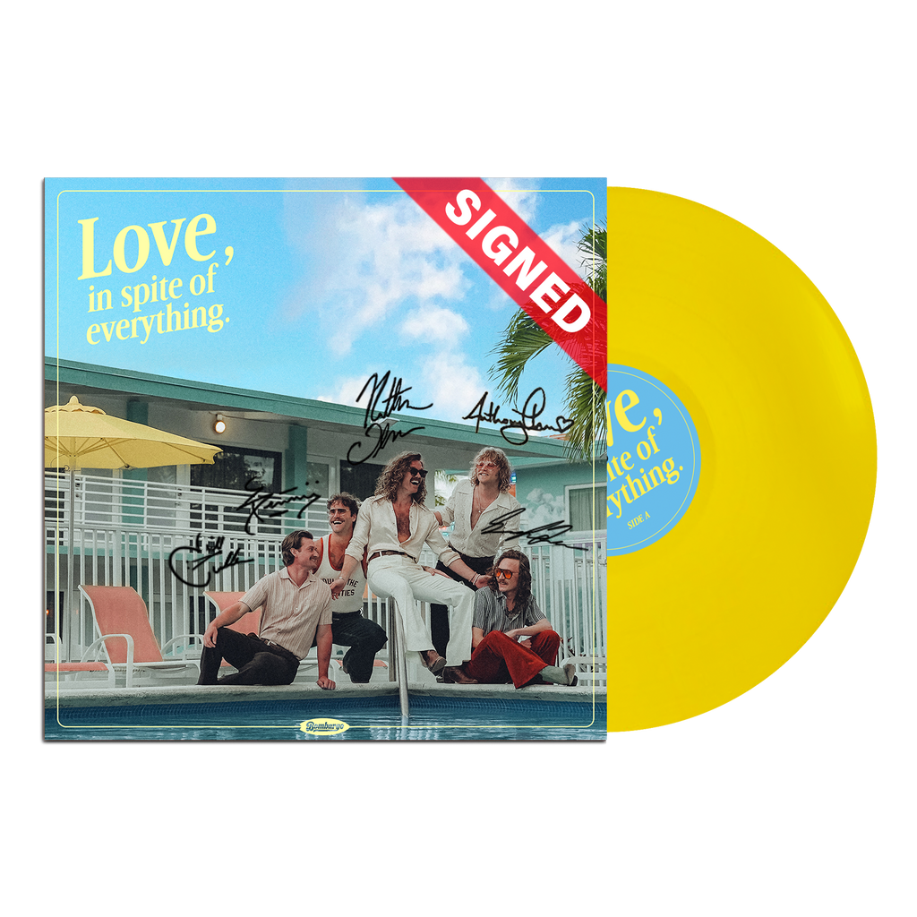 SIGNED Love, In Spite of Everything - 12" "Rubber Duckie Yellow" Vinyl (1ST PRESSING)