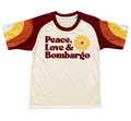 Peace, Love & Bombargo Custom Cut & Sew Tee
