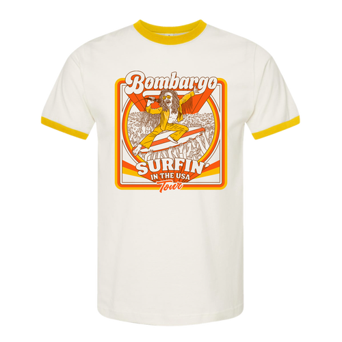 Surfin' In the USA Ringer Tee