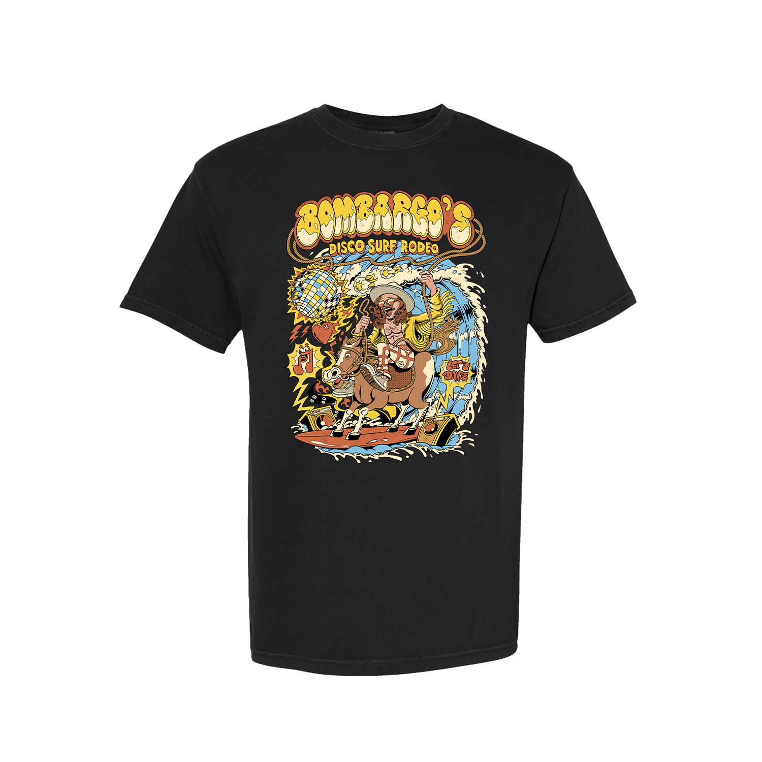 Disco Surf Rodeo Tee - Black