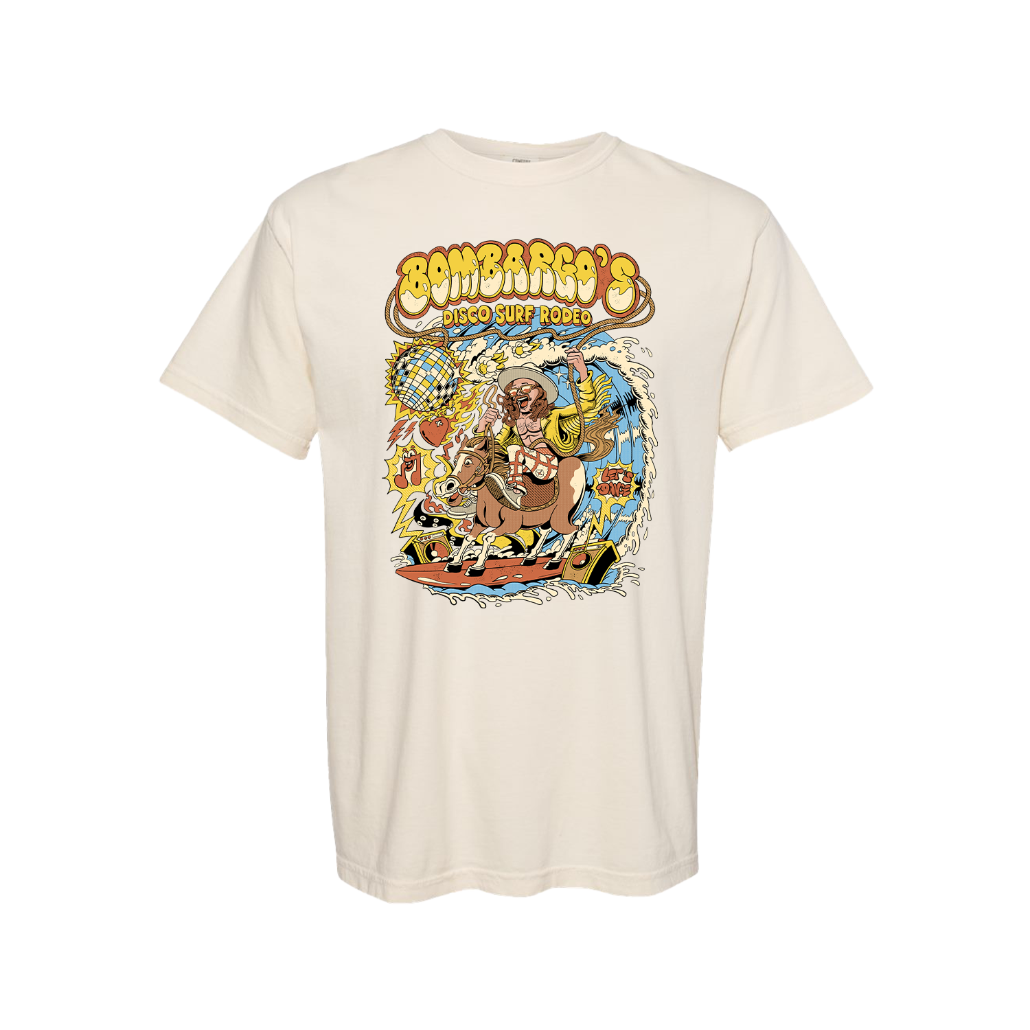 Disco Surf Rodeo Tee - Ivory